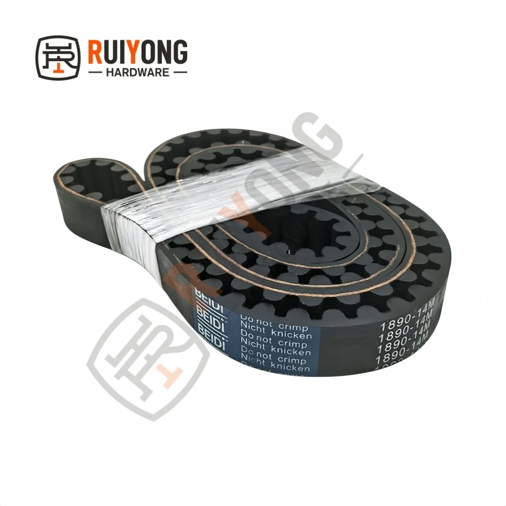 High Torque Rubber HTD 14M Timing belt Width 25/30/40/50/60/100mm  Perimeter 1176/1190/1218/1246/1260/1288/1316/1330mm-1358mm