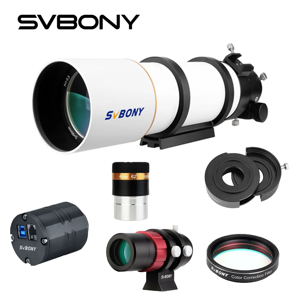 FOR Matheus Cunha FANS: SVBONY SV48P 90mm Aperture F5.5 Refractor OTA Astronomical Telescope