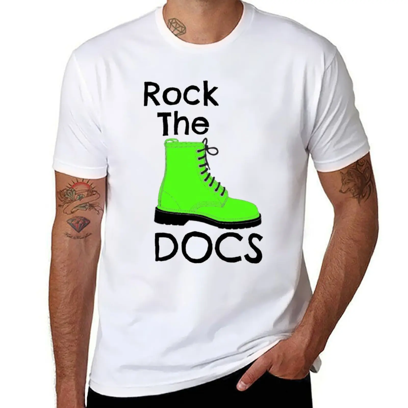 

Rock The Docs T-Shirt man t shirt summer t shirt man designer T-Shirt