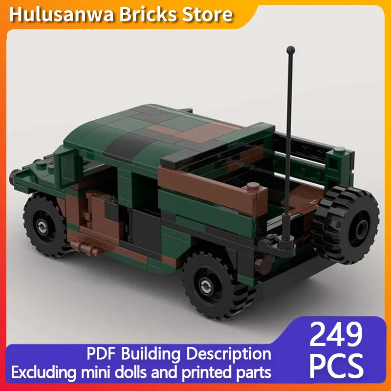 

Military Off-Road Vehicle Model MOC Building Bricks War Equipment Modular Technology Assemble Children Toys Suit Gifts Holiday