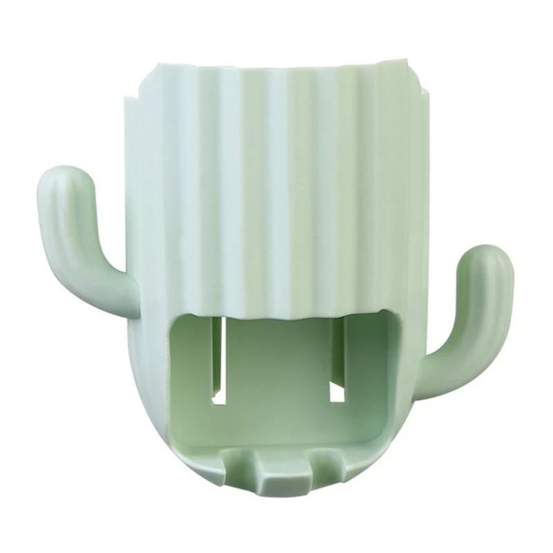 Dropship organizzatore drenante portaspazzolino per dentifricio cactus montato a parete