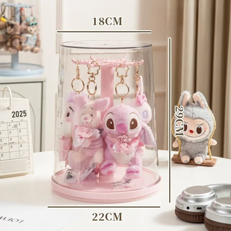 360 °   Présentoir rotatif pour jouets en boîte aveugle, mallette de rangement en acrylique Transparent, organisateur pour Collection de figurines en vinyle de 7 à 10cm