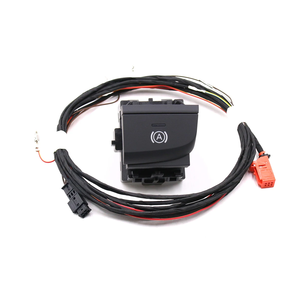 Hill Hold / Auto Hold Switch & Wire Cable Harness For Audi A3 8V Q2 Black button LHD