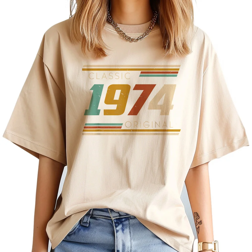 1974 Tee women graphic t shirt girl 2000s anime funny clothes