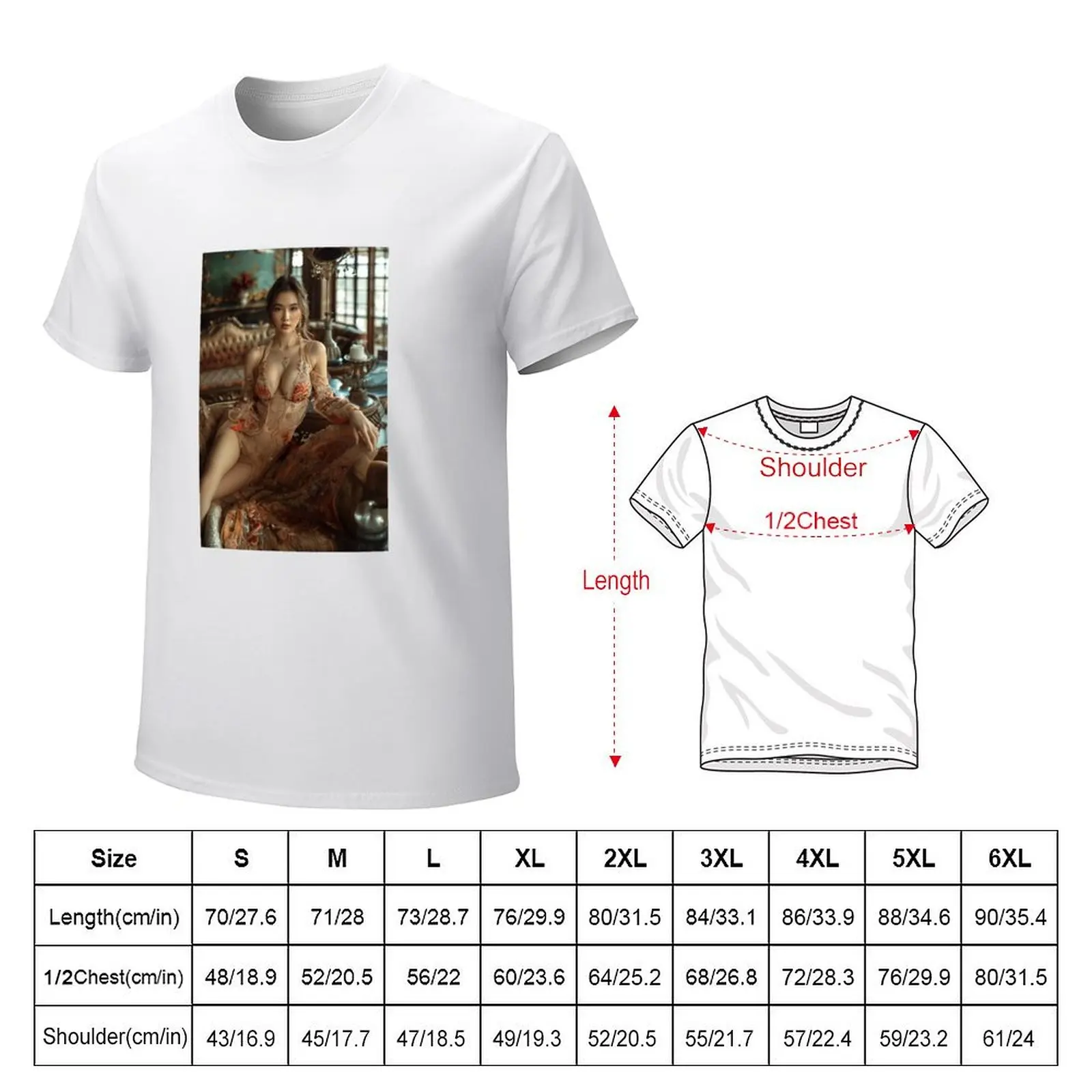 Reflections of Siamese Sophistication T-shirt funnys vintage mens white t shirts