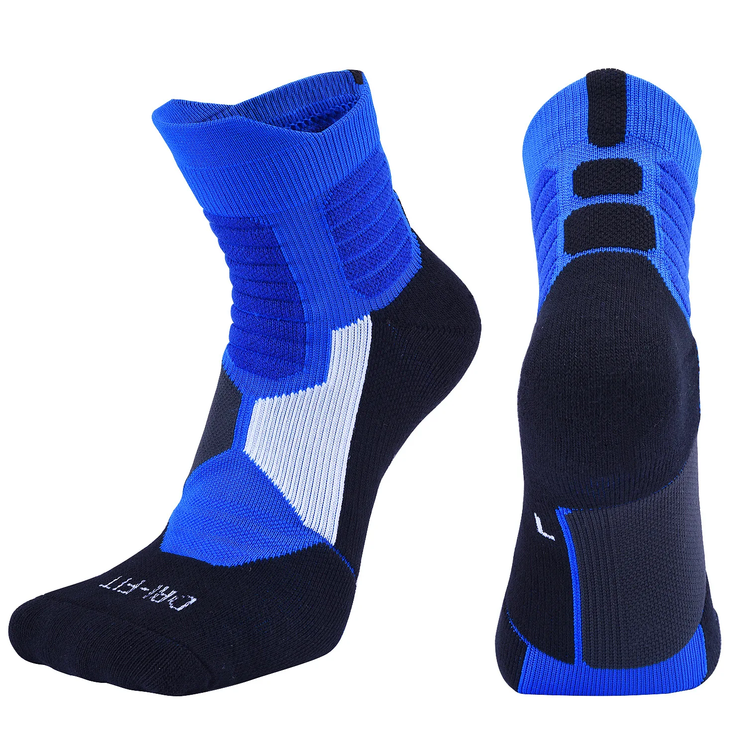 

Antibacterial Arbitrary Terry Socks Mid-tube Basketball Socks Sports Socks [Support Embroidery]