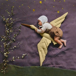 Hanging Ornaments Plush Stuffed Doll Linen Fabric Wall Hanging Swan Baby Soothing Pillow Bedroom Nursery Room Decoration