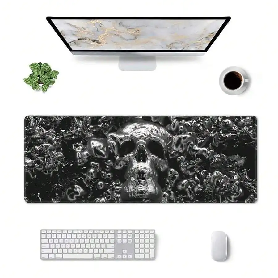 Mysterious Library Desk Mat XL Non Slip Rubber Base For Laptop Computer Gaming 31.5 X 12 Inch