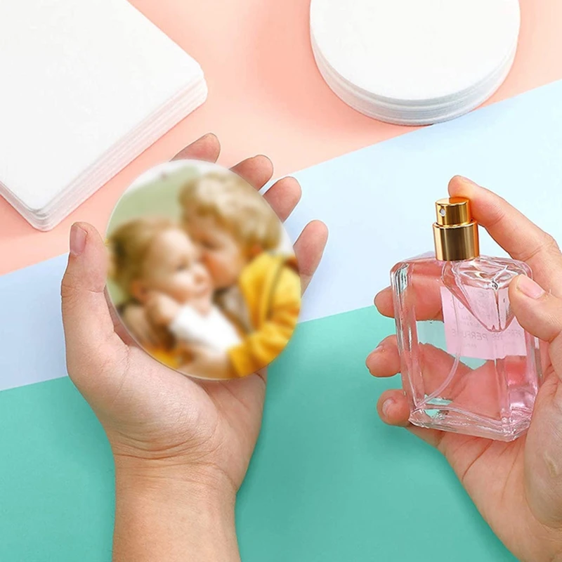 30 قطعة معطّر الهواء التسامي الفراغات سيارة المعطرة معلقة ورأى صفائح عطرة بيضاء أكياس DIY بها بنفسك الحرف مشاريع السيارة الداخلية #3