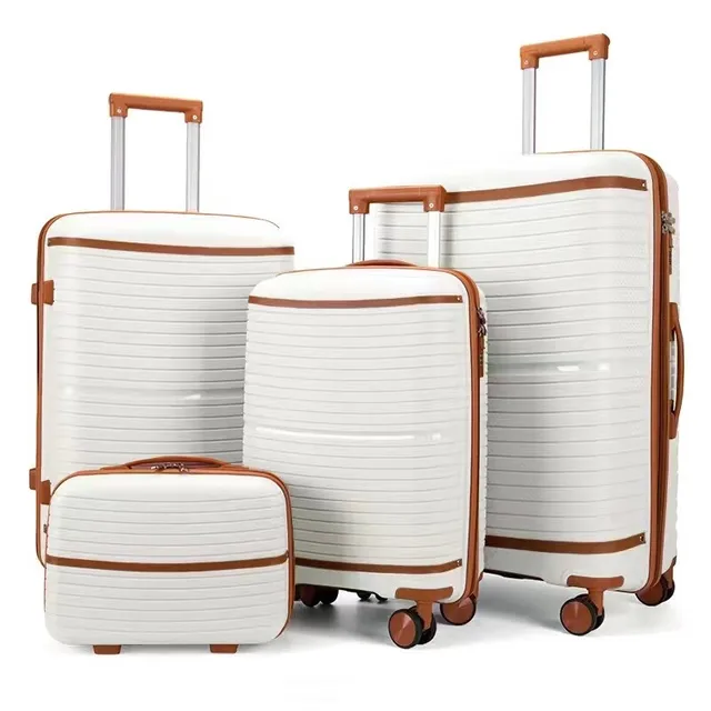4-Piece Luggage Set Large Capacity Spinner Wheel Suitcase Carry On New Travel Baggage 5 4-Piece Luggage Set Large Capacity Spinner Wheel Suitcase Carry On New Travel Baggage – view 5