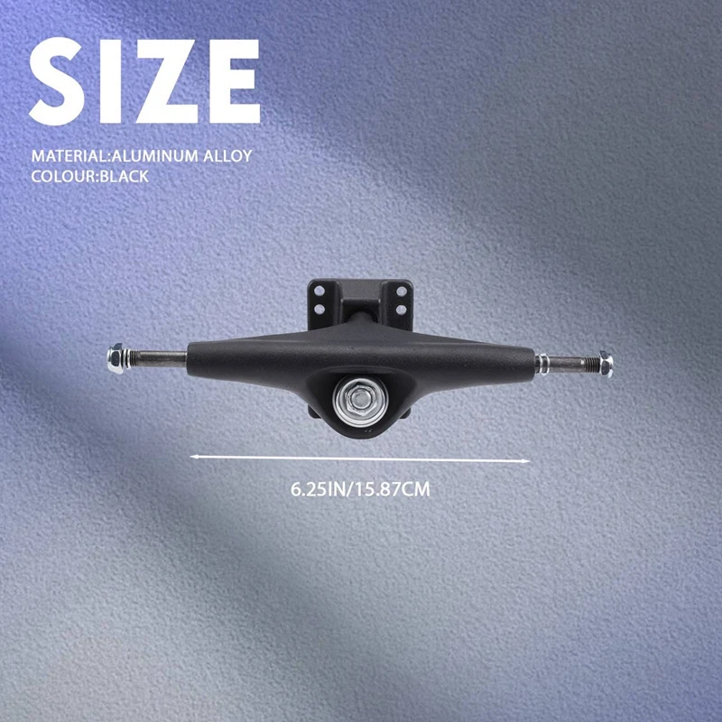 ABHS - Podstawa do deskorolki Meraki Surf Skate z 6 otworami, adapter do tylnych trucków 6,25 cala