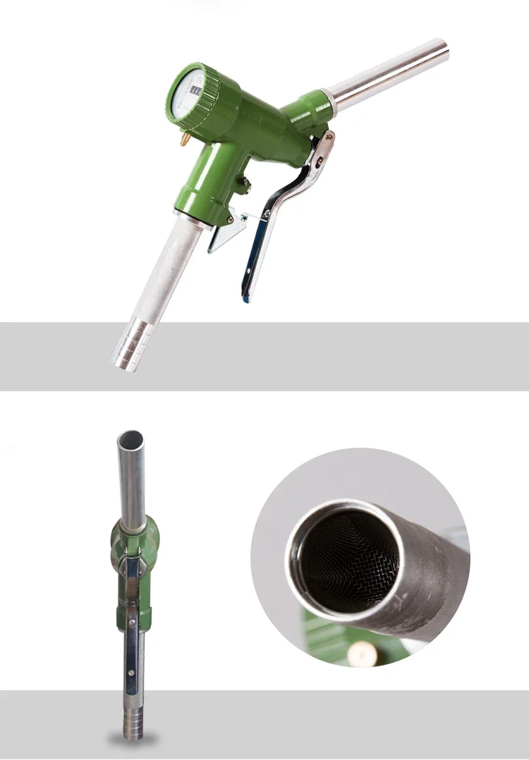 Spiral metering refueling gun 1 inch diesel  refueling factory straight hair