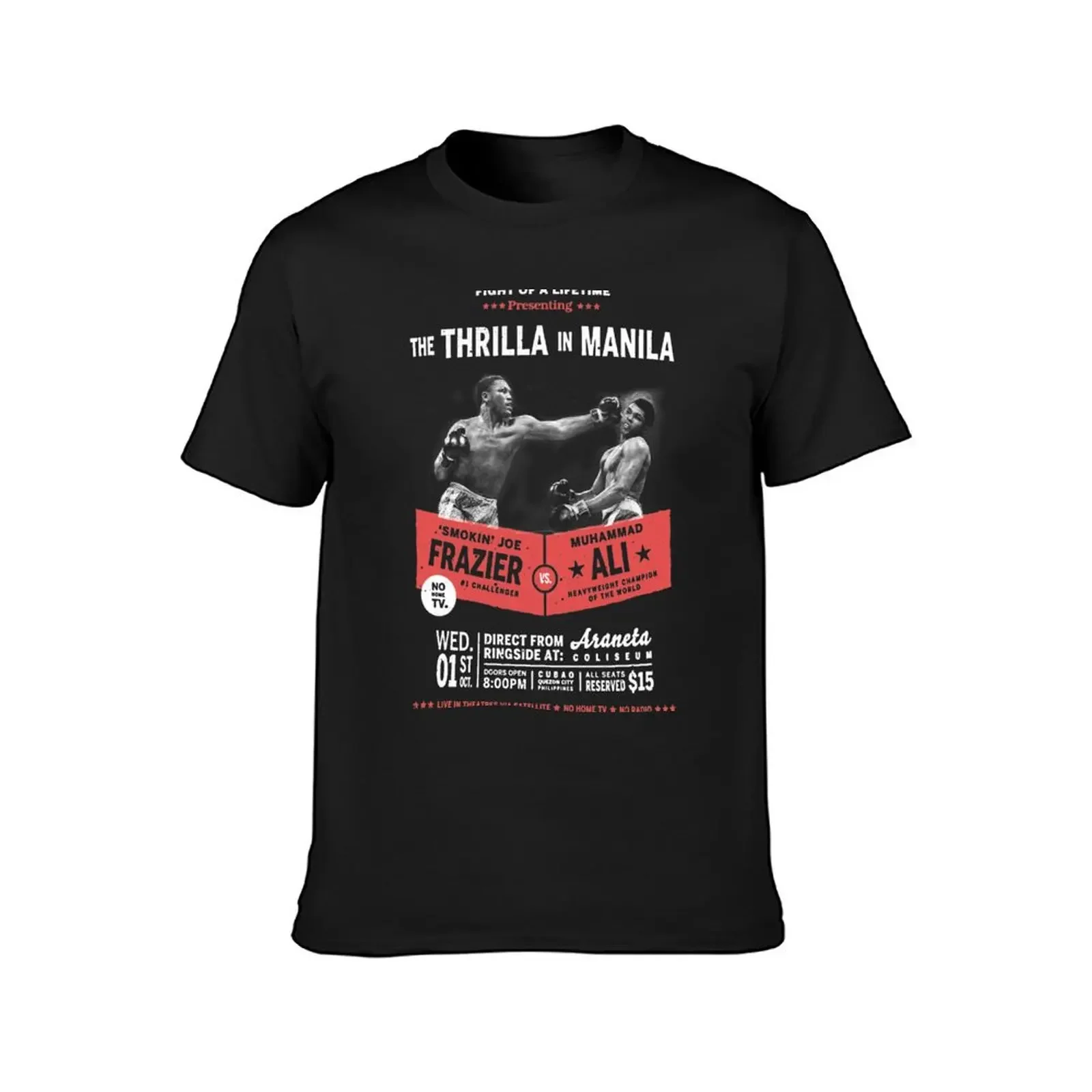 Ali vs Frazier - Thrilla in Manila T-Shirt cute tops tees kawaii clothes oversized t shirt men