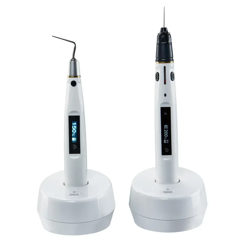for Pulp Filling Pen Root Canal Filler 200C Fast Heating 4 Tip Dental Gutta Percha Filling System Dental Equipment