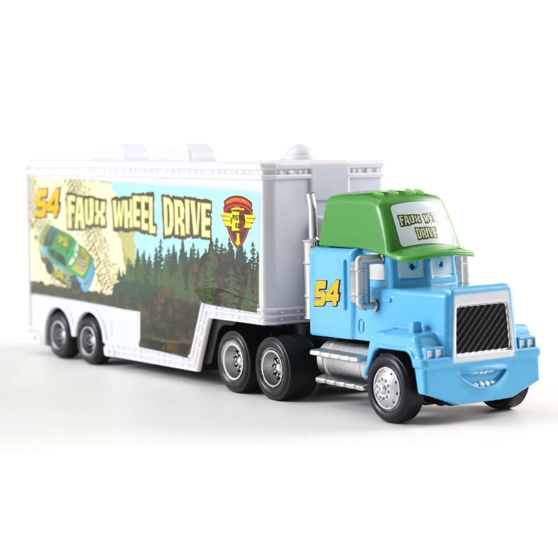 Auto-Transporter Lightning McQueen Jackson Storm Daniel Swervez Chick Hicks' Transporter Legierungs-Druckgussmodell Spielzeug-Container-LKW Geschenke – Detail 17