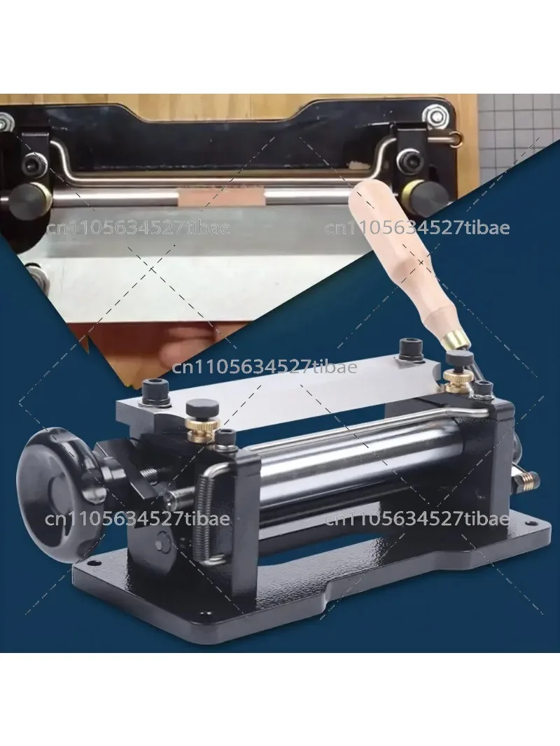 Manual Leather Peeling Machine Adjust Thinning Thickness Leather Splitter Skiver Shovel Skin Machine Manual Operation Convenient