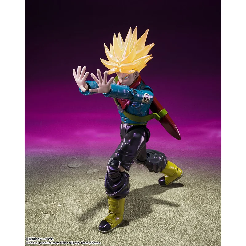 Original Bandai S.H.Figuarts SHF Future Trunks Super Saiyan 2024 SDCC Exclusive Edition Dragon Ball Z In Stock Anime Model Toys