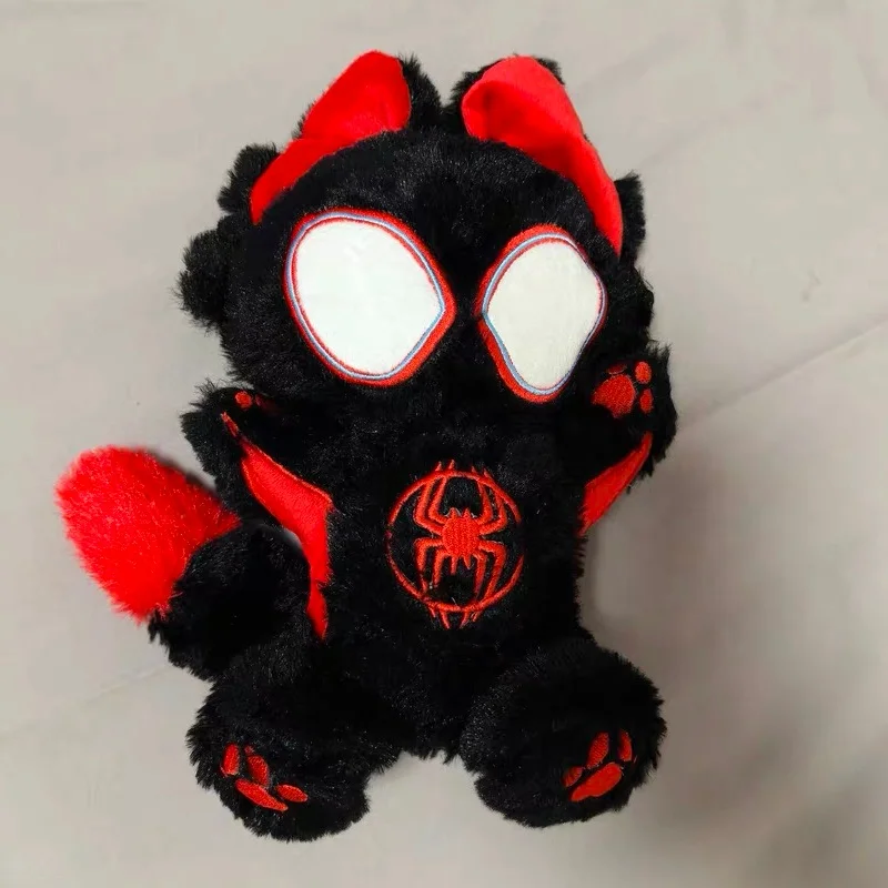 

Marvel Avengers Alliance 25cm Miles Spider-Man Cat Plush Doll Spider-Man Doll Toy Room Decoration Birthday Christmas Gift