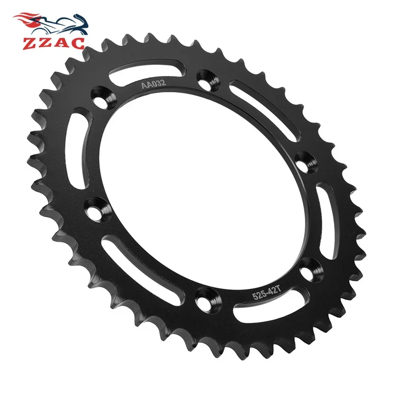 525 42T 20CrMnTi Motorcycle Rear Sprocket Sprocket For Suzuki DR650 SE DR650SE DR 650 1996-2022 XF650 Freewind 650 1997-2002