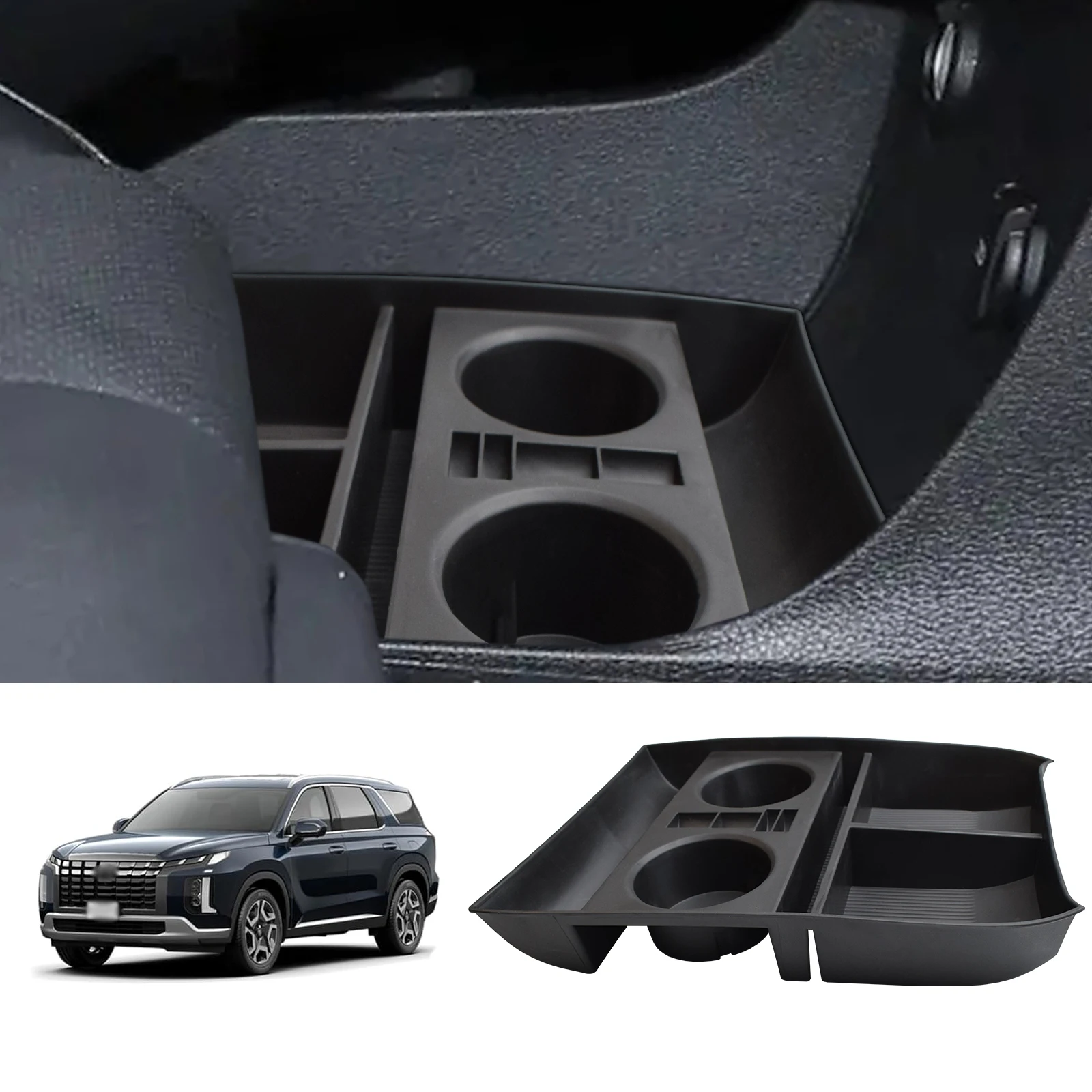 

Center Console Lower Tray Hyundai Palisade 2019 -2023 2024 2025 Accessories Car Storage Armrest Box Center Console Organizer