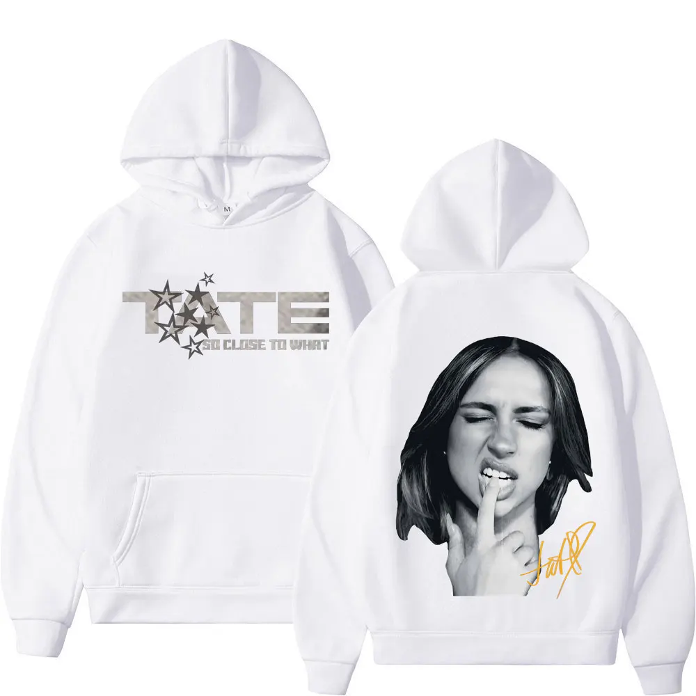 Tate Mcrae Album „So Close To What“ Miss Possessive 2025 World Tour Hoodies Winter Oversized Harajuku Sweatshirts Unisex Pullover – Detail 11