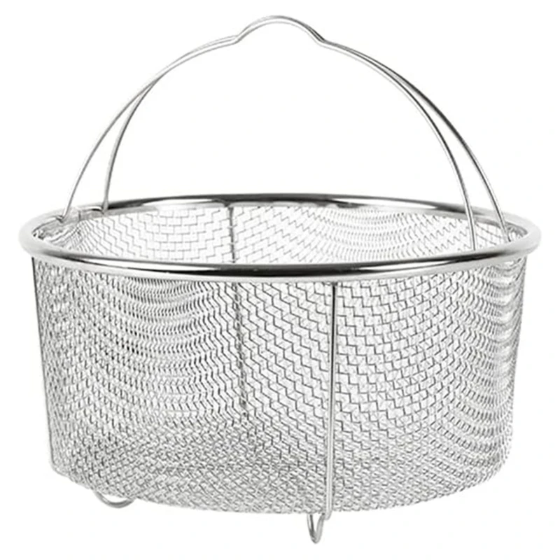 Stainless Steel Fryer Basket Deep Fryer Skimmers Frying Basket with Handle