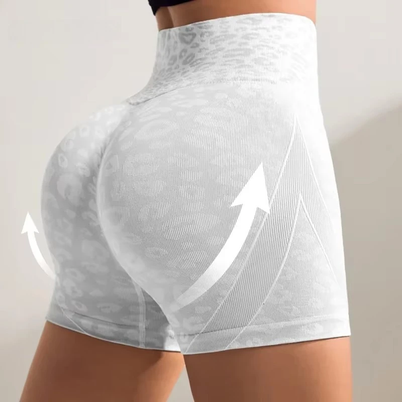 المرأة مثير الخوخ بعقب اليوغا السراويل ليوبارد طباعة ضيق صالح ممارسة سروال ركوب الدراجات الصيف اللياقة البدنية ملابس لليوجا الجري اللياقة البدنية الركض