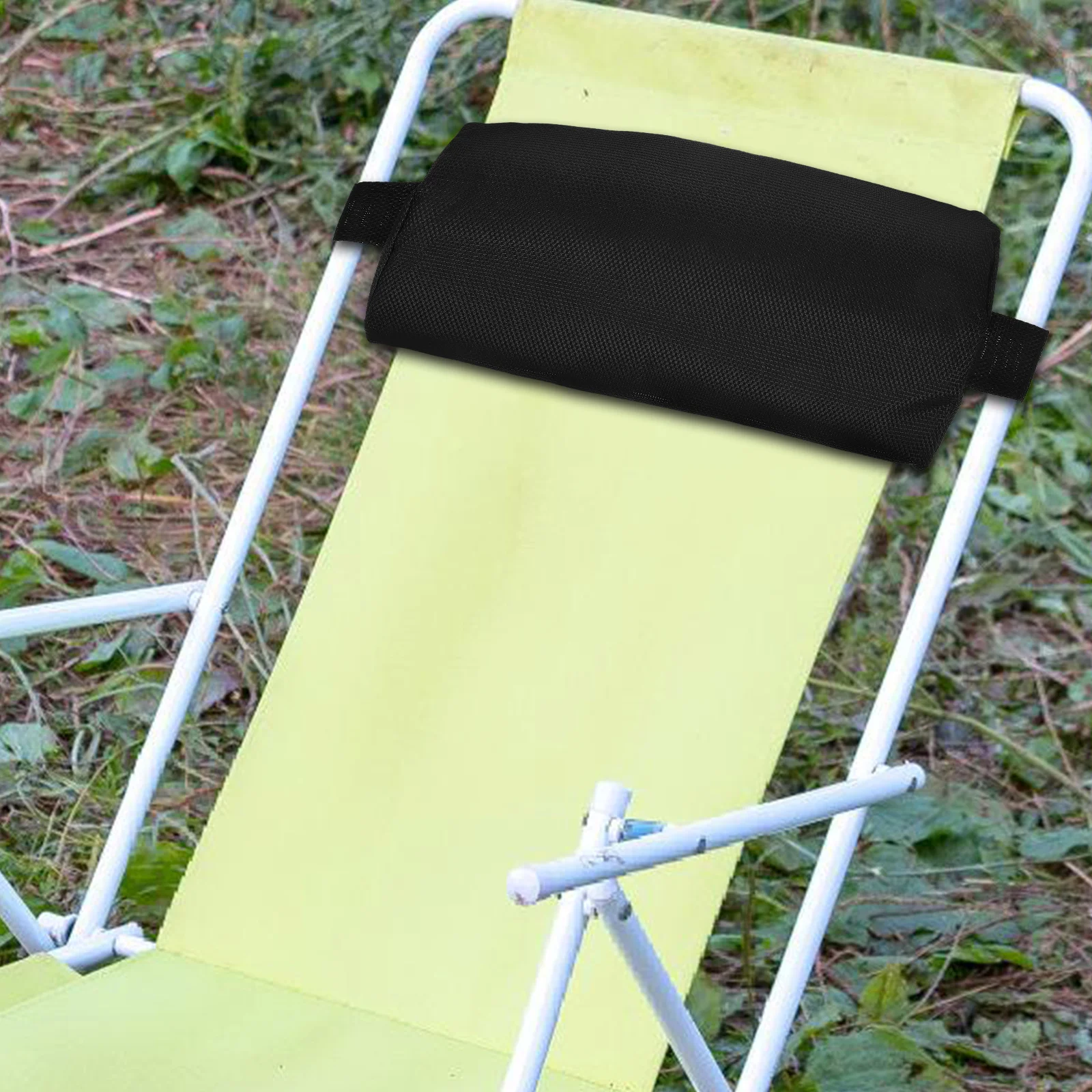 

Beach Chair Pillow Headrest Reusable Lounge Cushion Comfortable Deck Office Attachment Leisure Chairs Accessories Soft Sponge