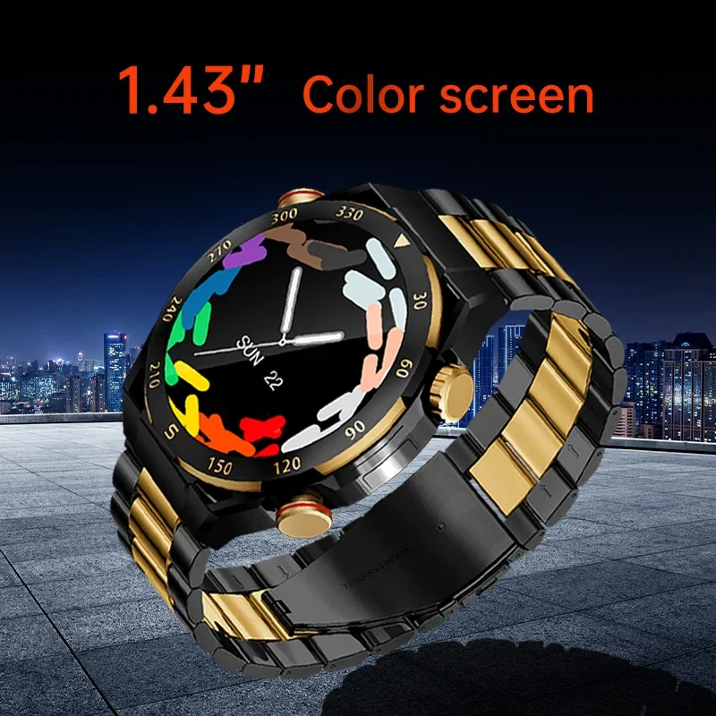 Full touch 1.43 inch screen unisex Android smartwatches WiFi GPS SIM card slot 4G smart watch android with sim card WS10