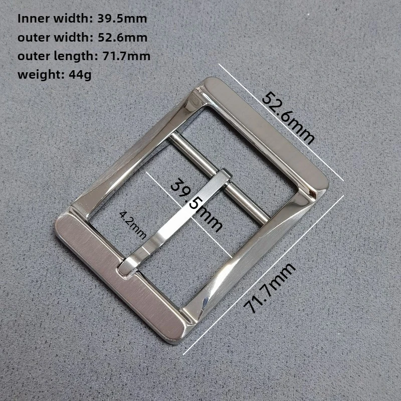 4 سنتيمتر التيتانيوم النقي دبوس مشبك غير قابل للصدأ حزام رجالي مشبك-التيتانيوم معدن المضادة للحساسية حزام أحزمة جلدية رئيس الملحقات