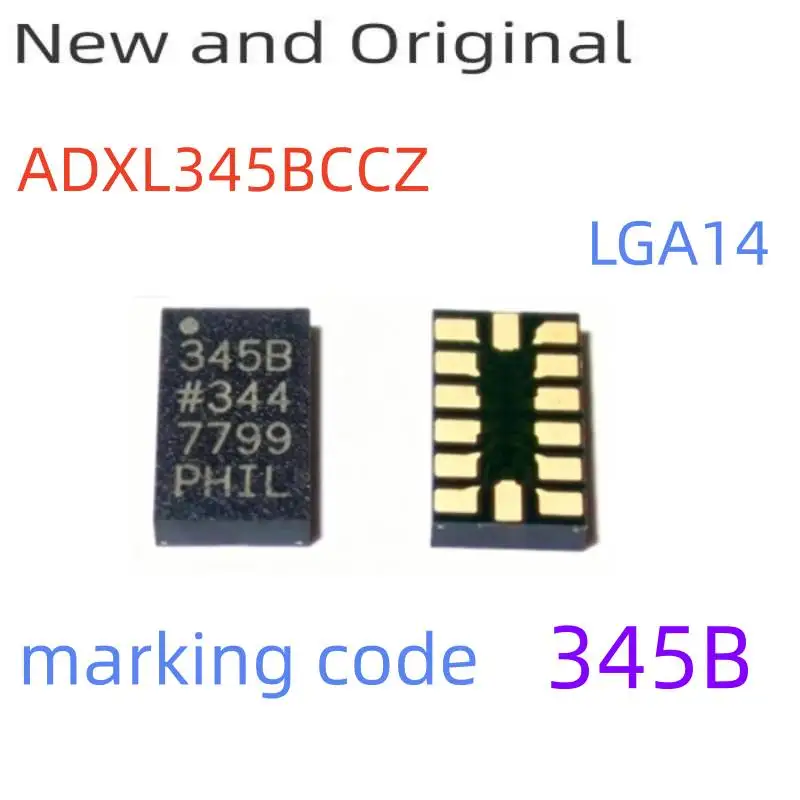 Adxl345Bccz Lga14 Digital Accelerometer Marking Code 345B