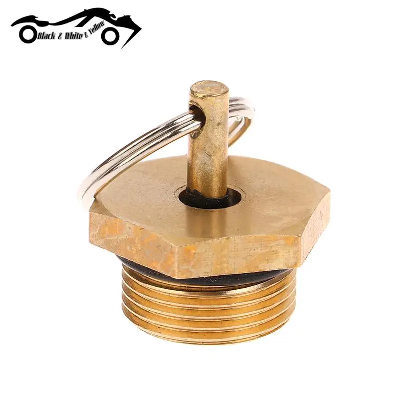 Truck Air Tank Drain Valve Anti-rust Antifouling Air Tank Drain Switch Type 151 Copper Plug Screw Auto Parts