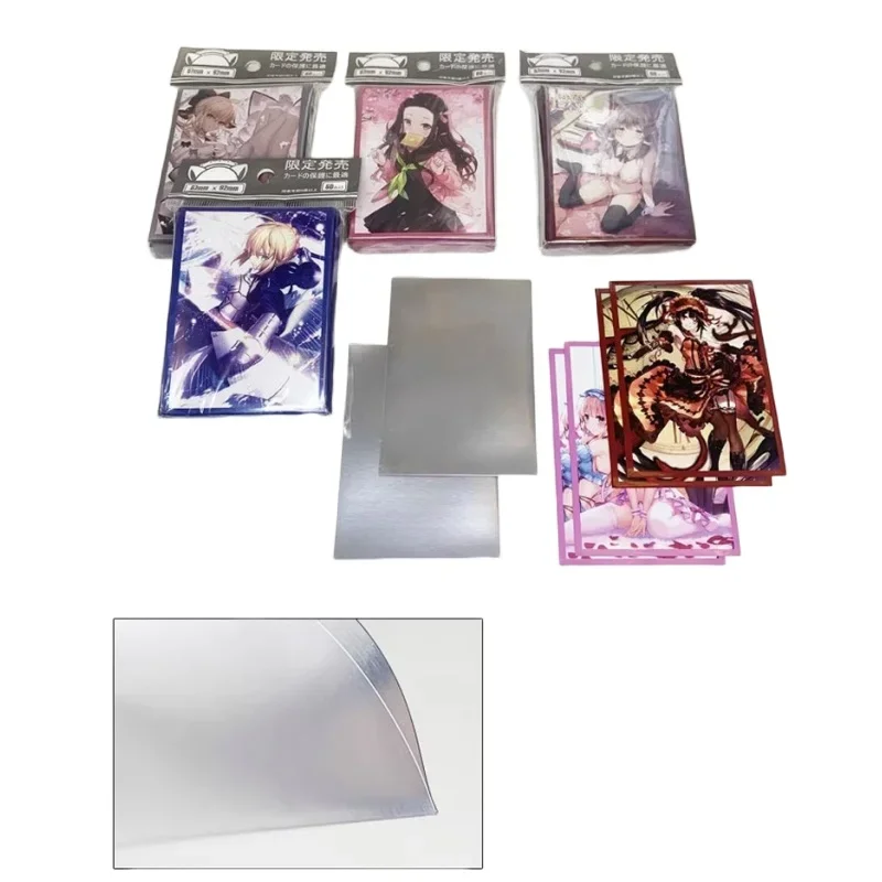 60Pcs/set Hololive Usada Pekora Self Made Cards Sleeve Gift Collection Card Protective Film Classic Serie Anime Game Characters