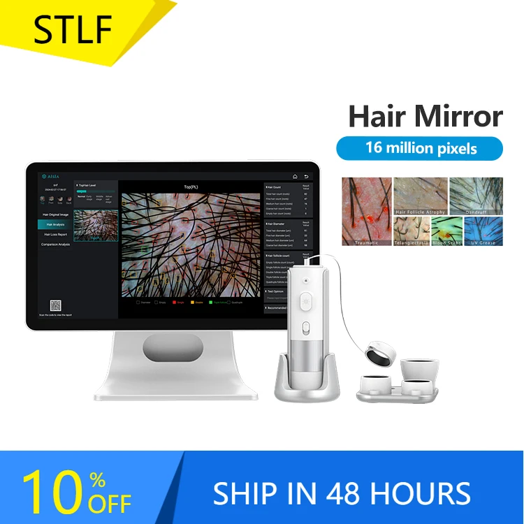 

STLFProfessional Handheld 15.6 Inch HD Hair Follicles Scalp Scanner Detector Scalp Care Machine And Scalp Hair Analysis Mac