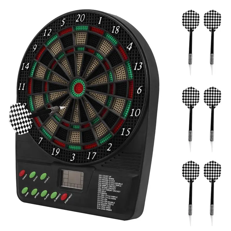 【supernew】juego-de-dardos-electronicos-con-puntuacion-automatica-tablero-de-dardos-con-sonido-para-oficina-y-familia