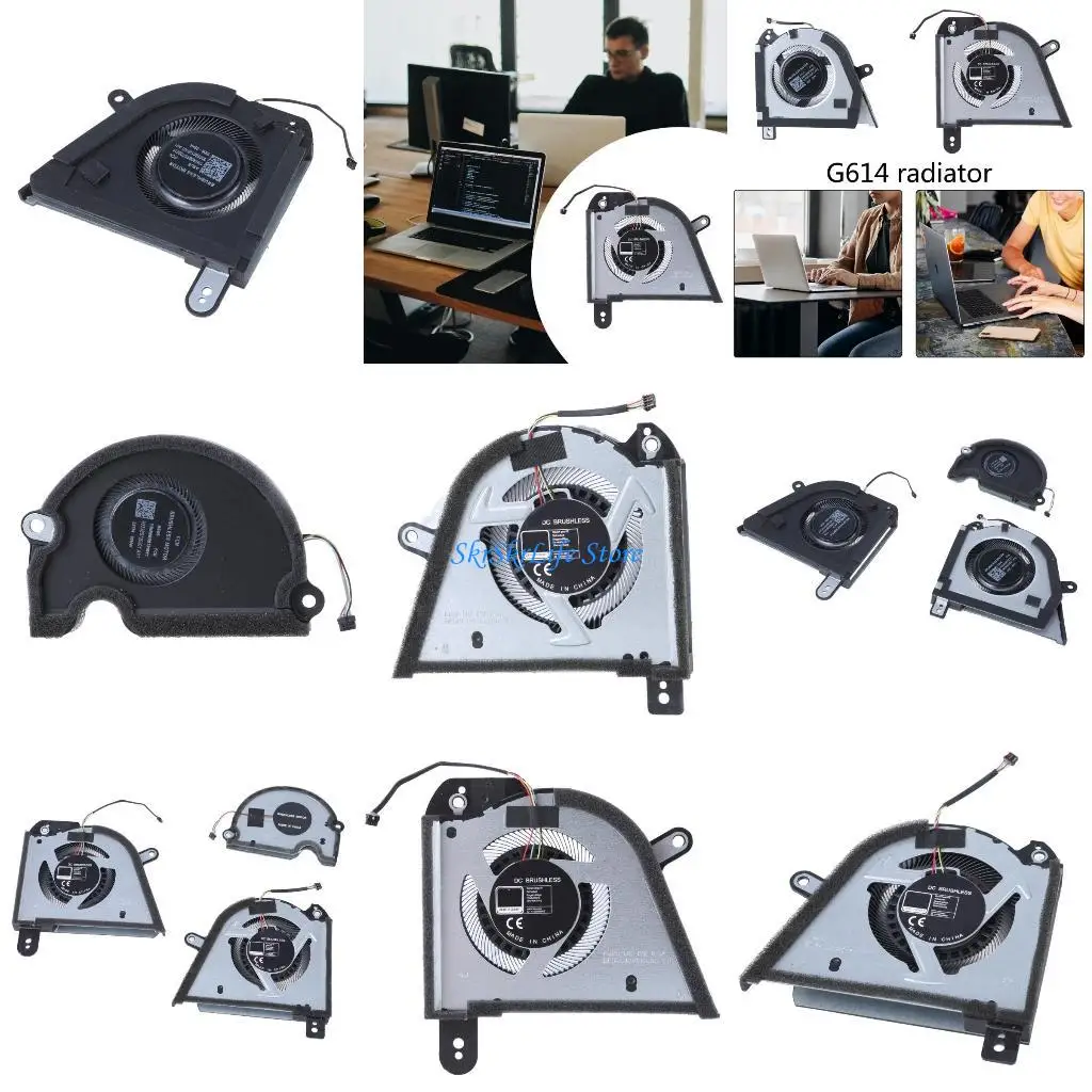 

E65E Laptop Cooling Fan CPU GPU Fan Optional For Gamers For GU604 Game Notebook