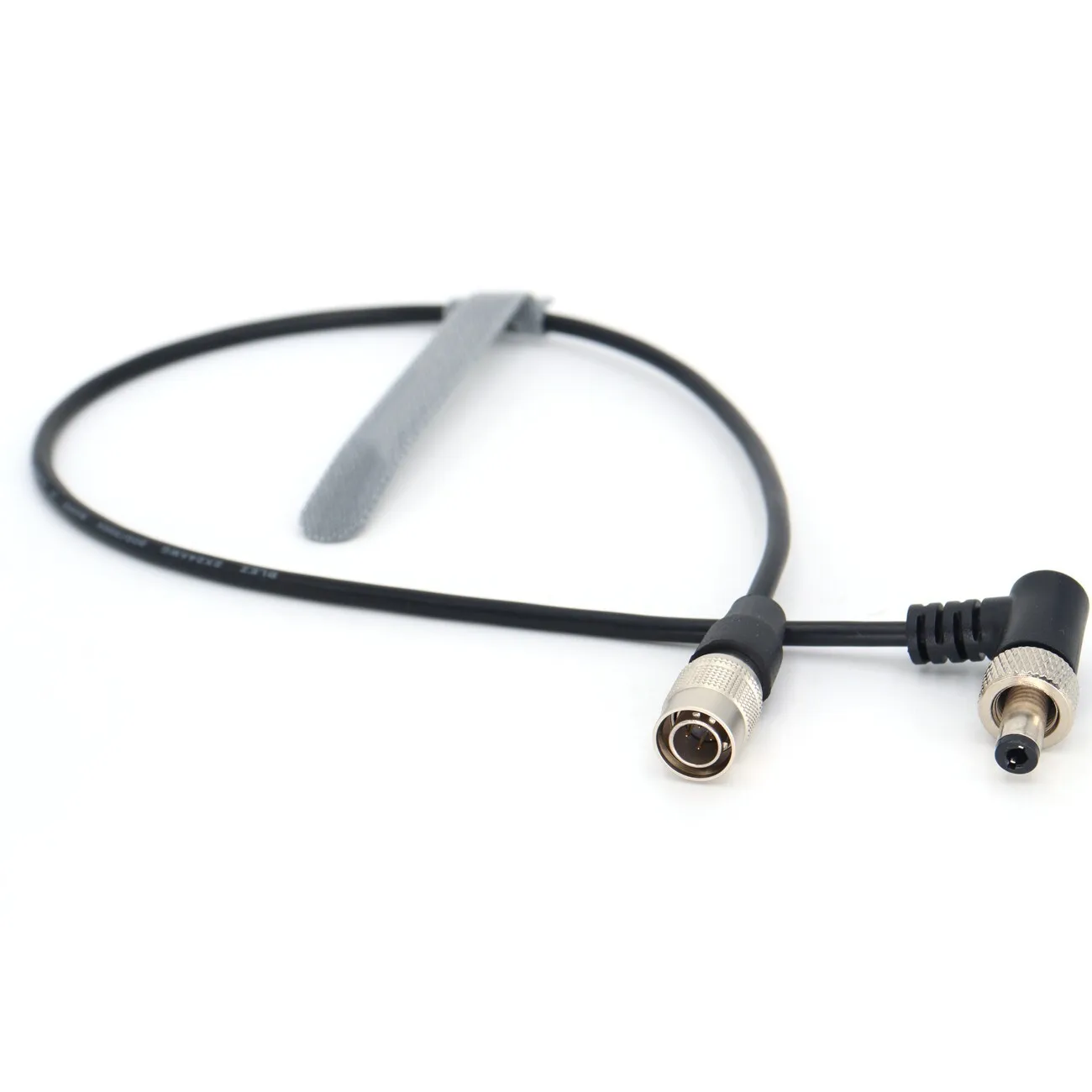 New Right Angled Power Cable Hirose 4-Pin Male to Locking 2.5mm for Zoom F8 F4 Sound Devices 688 633