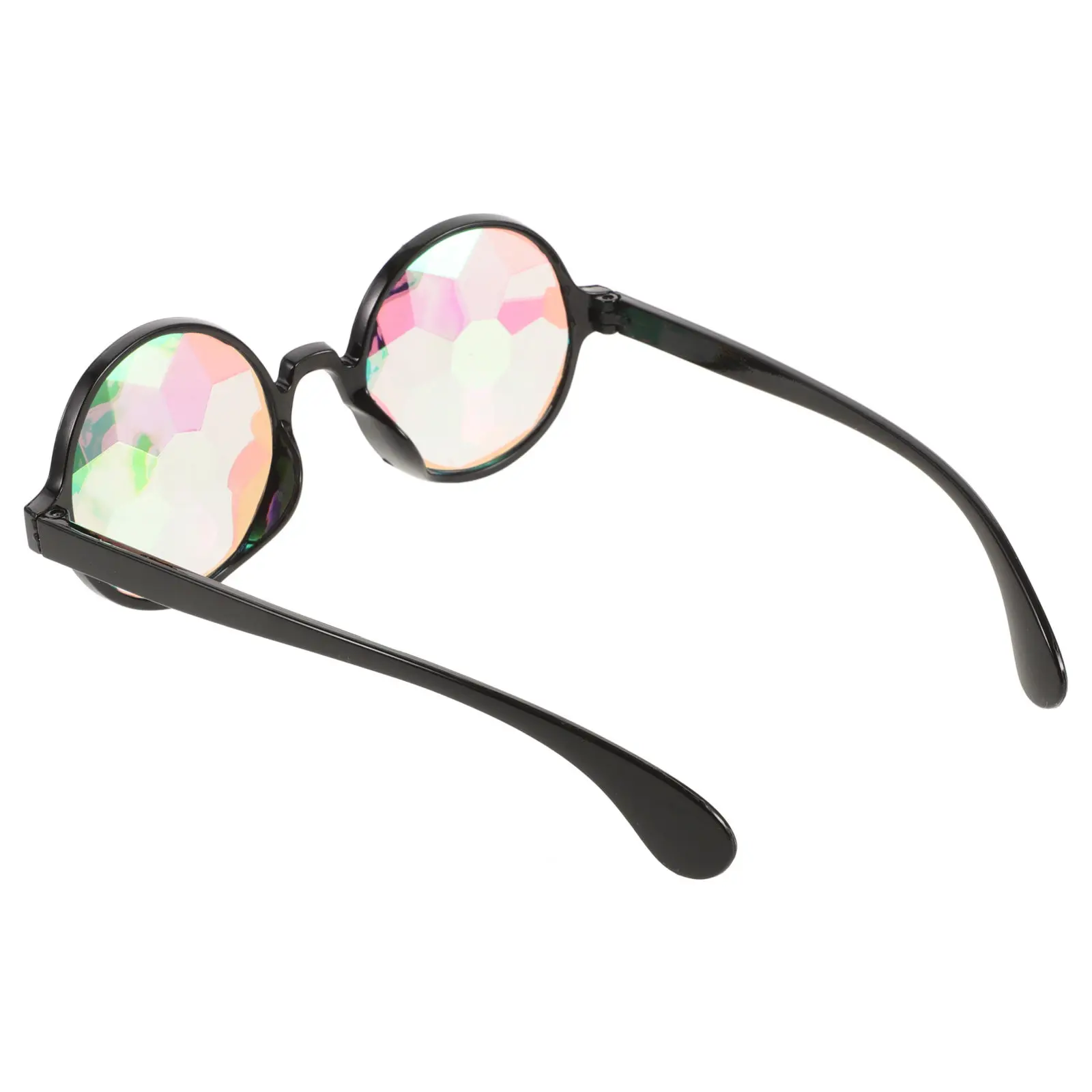 

Mosaic Glasses Frame Photo Prop Stylish Wear-Resistant Kaleidoscope Festival Party Supply Decorative Fun Party Accessory Rave