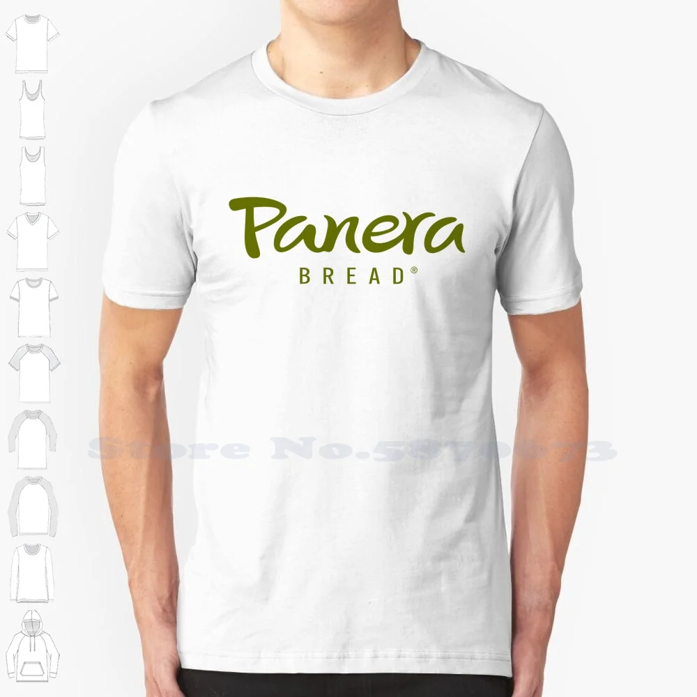 Panera Logo Casual Streetwear Print Logo T-shirt Graphic 100% Cotton Tee