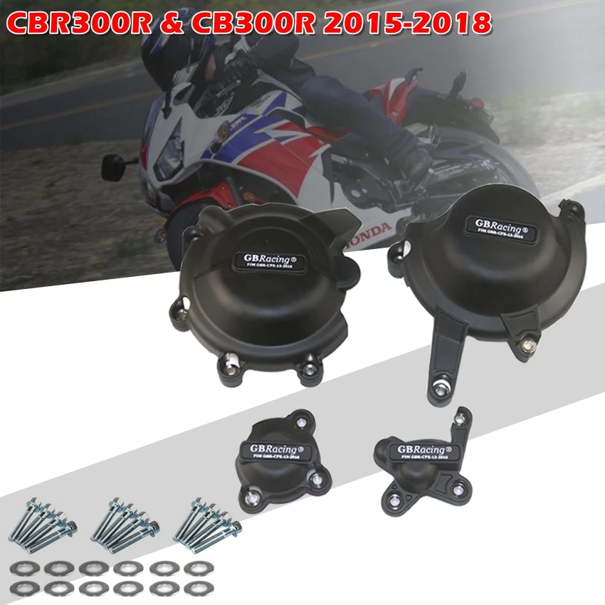 

Motorcycles Engine cover Protection case for case GB Racing For HONDA CBR300R & CB300R 2015-2018