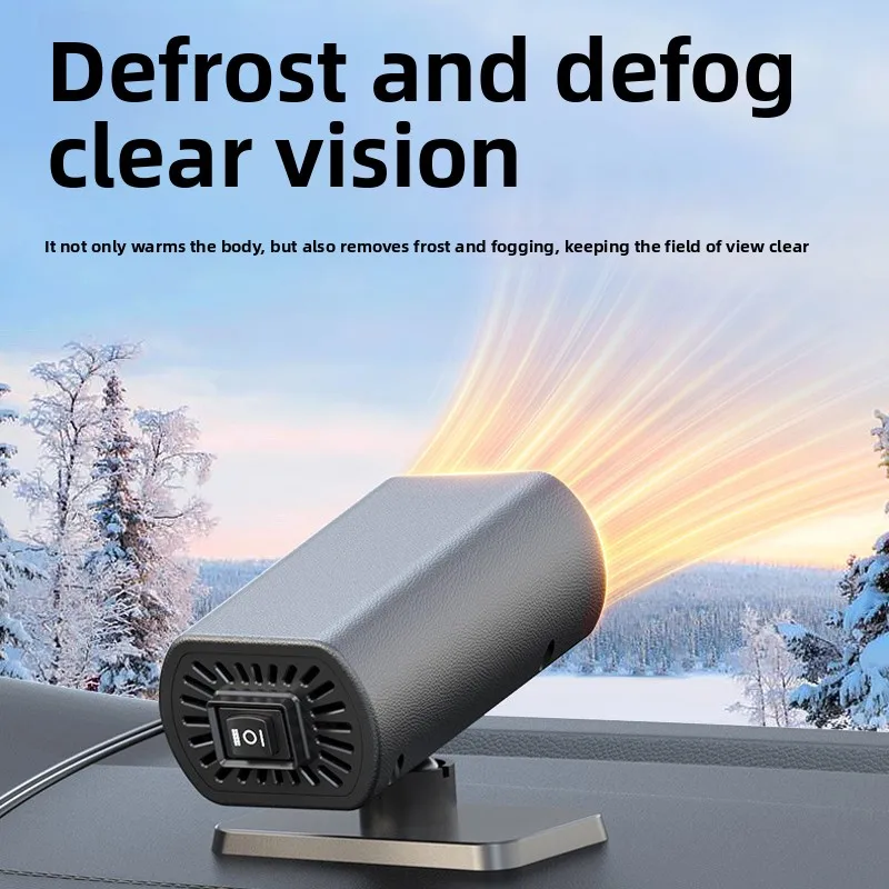 

12V 200W Defrosting Demister Car Heater Fans Defogger Windshield Frost Snow Mist Removal Heating Dryer Window Car Accessory