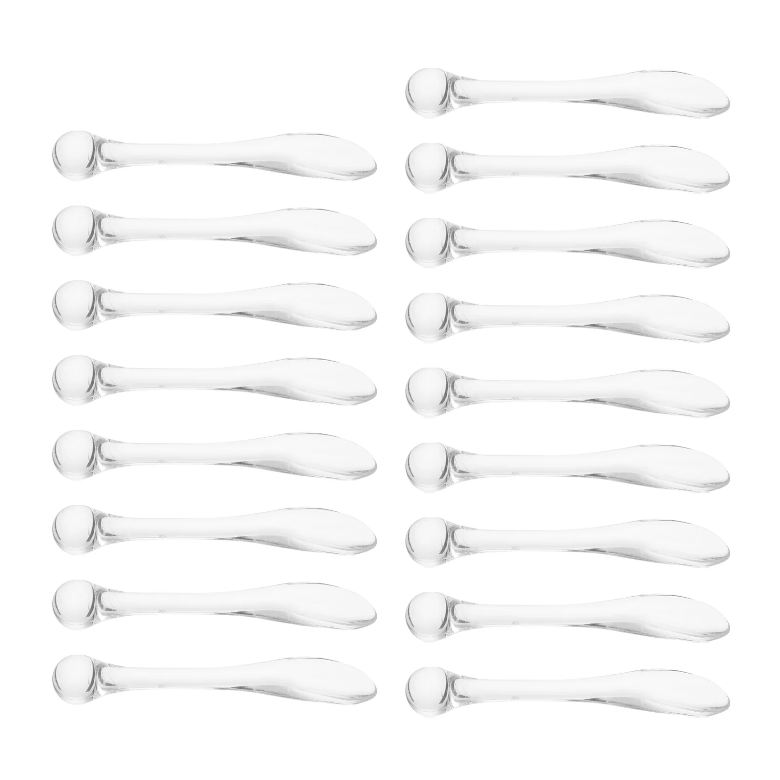 15 Pcs Makeup Spoon Facial Eye Cream Skin Care Tool Pick Spoons