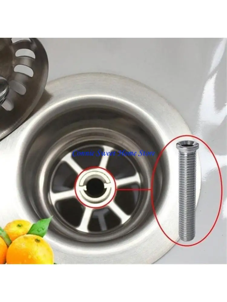 

LXAF Sink Filter Waste Plug Screws Replacement Strainer Waste Threaded Bolts Connector Kitchen Sink Bolts Easy to Replace