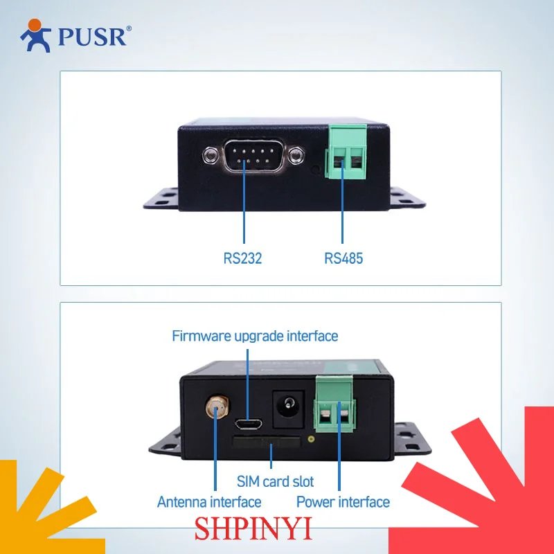 USR-G771-E Europe Industrial LTE CAT 1 Cellular Modem Supports LTE and GSM MQTT IoT Platform