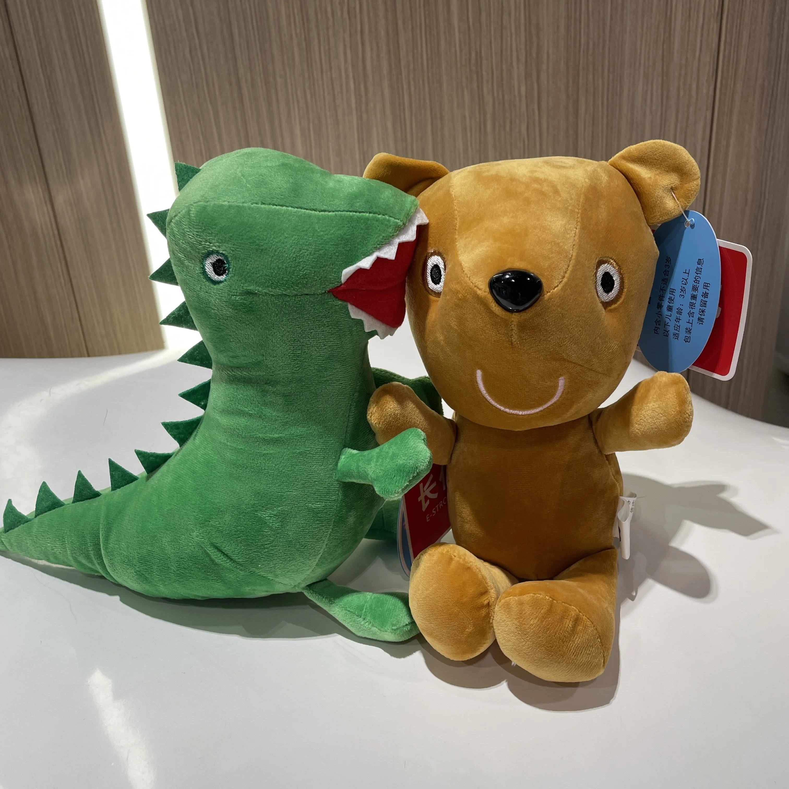 Peppa Pig-子供用のぬいぐるみ,恐竜,テディベア,Peppa george,誕生日プレゼントとクリスマス,新しいコレクション,100% 本物,28〜30cm