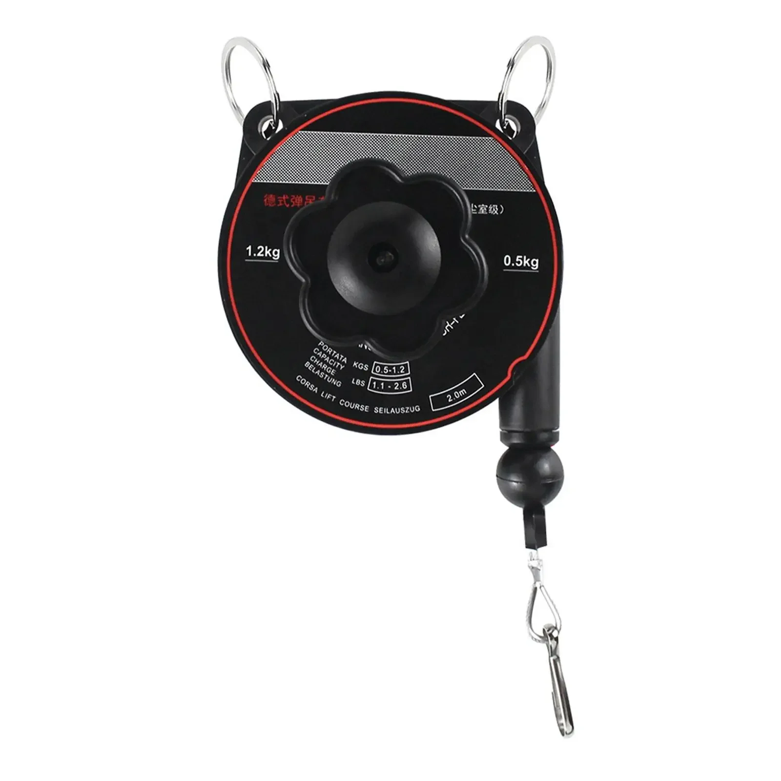 Retractable Spring Balancer with Positioning Clamp Assembly Line Accessory Easy Use for Pneumatic Electrical Tools