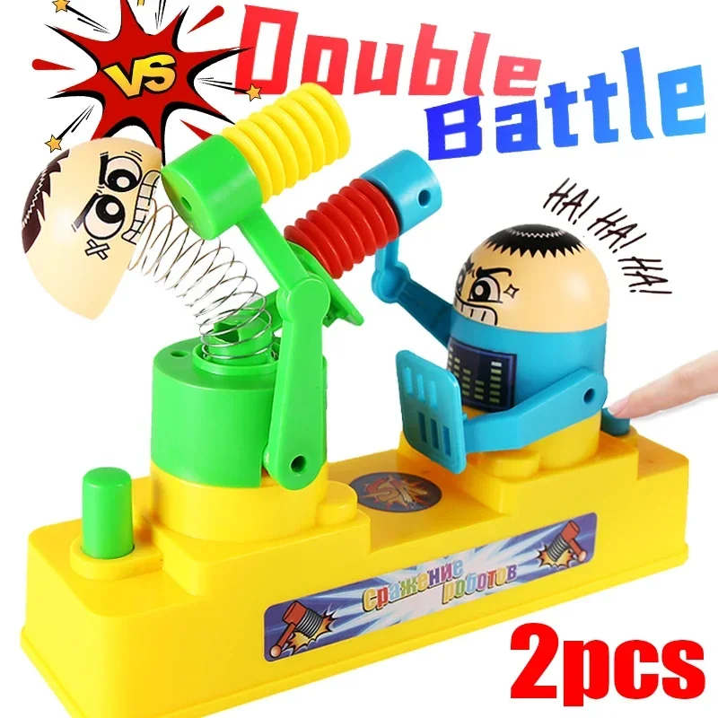 2PCS Two-player Battle Toys Funny Parent-child Double Battle Board Games Kids Stress Relieve Fidget Toy Prank Trick Party Toys