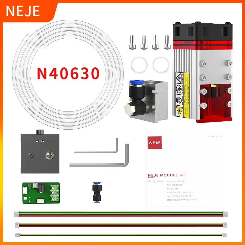 

NEJE 80W Laser Module Air Assist 20W 40W Laser Head for Laser Engraving Cutting Machine 450nm Blue Light Wood Marking Tool