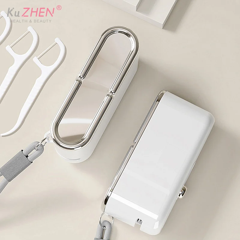 50/100Pc Floss Dispenser Automatische Uitwerpbare Floss Organizer Mondverzorging Press-on Wegwerp Flossen Sticks Hervulbare Opbergdoos