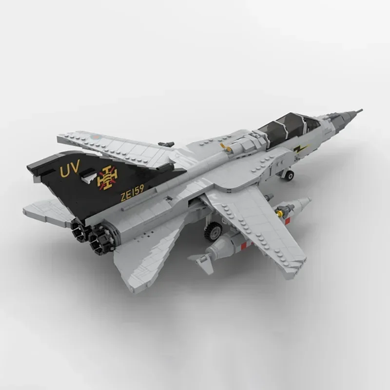 Military Model Moc Building Bricks 1:35 Scale Tornado Fighter ADV F.3 Technology Blocks Gifts Christmas Toys DIY Sets Assembly